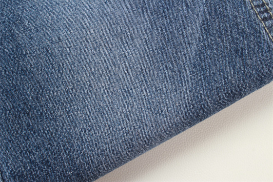 Peso leve 7,5 uma vez 190 cm 100% algodão jeans rígidos camisas denim tecido