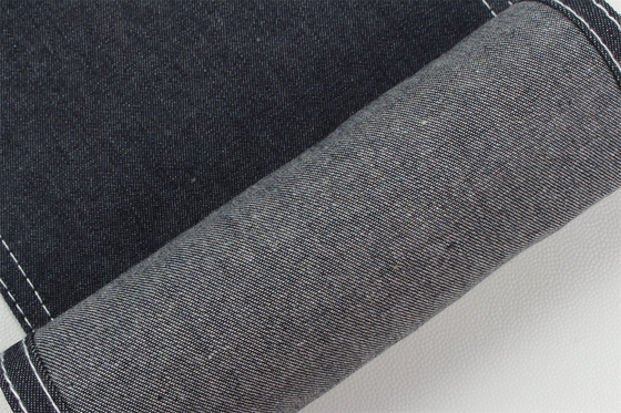 Peso leve 7,5 uma vez 190 cm 100% algodão jeans rígidos camisas denim tecido