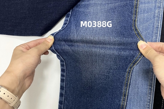 11.5 oz azul escuro e crosshatch Slub tecido jeans denim tecido acabamento normal