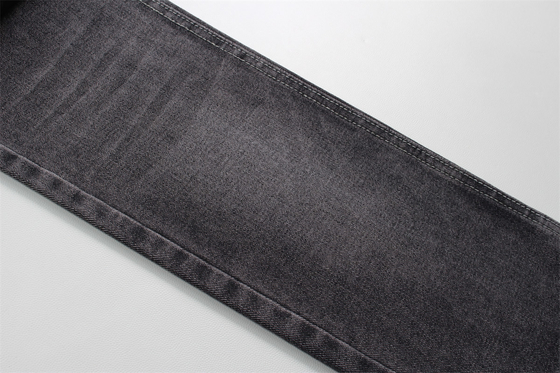 190cm 12oz preto preto algodão poliéster rígido tecido denim para jeans