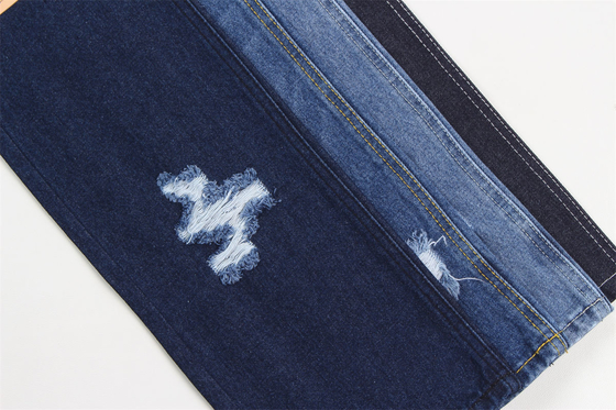 190cm Indigo azul algodão poliéster tecido rígido denim para jeans