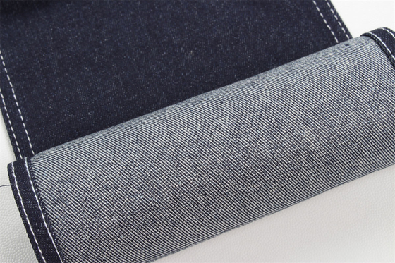 190cm Indigo azul algodão poliéster tecido rígido denim para jeans