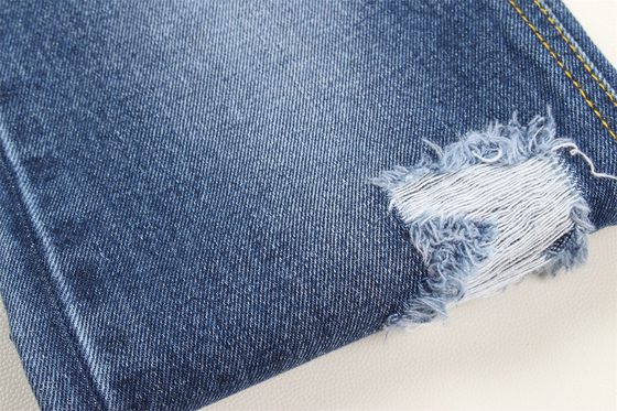 190cm Indigo azul algodão poliéster tecido rígido denim para jeans