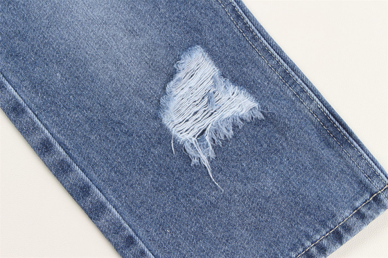 190cm Indigo azul algodão poliéster tecido rígido denim para jeans