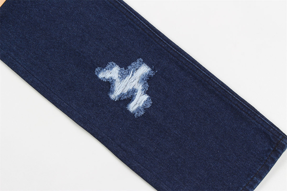 190cm Indigo azul algodão poliéster tecido rígido denim para jeans