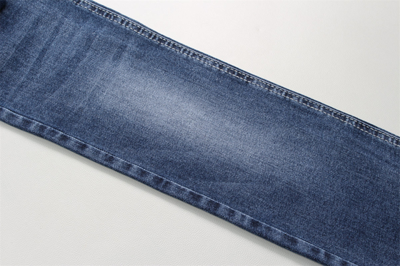 Preto escuro azul traseiro bom alongamento tecido denim para jeans