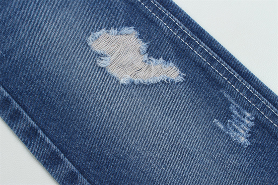 12.1 Oz Faça uma cerca de 3x1 de mão direita com uma textura de superfície rica algodão poliéster spandex jeans têxteis TR tecidos denim