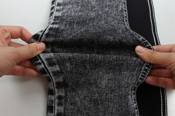 10 onças Negro Negro Good Stretch Tecido Denim Para Jeans