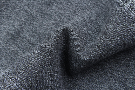 5 onças 100% algodão preto cor rígida jeans denim tecido para camisas