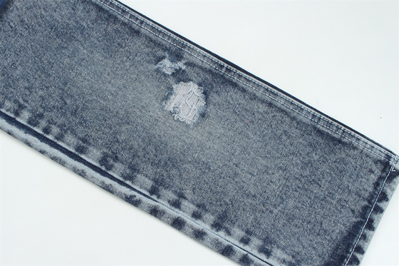 Tecido de denim de fibra reciclada em um azul muito profundo 11,5 oz Alta elasticidade