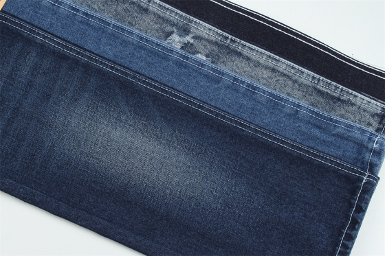 Tecido de denim de fibra reciclada em um azul muito profundo 11,5 oz Alta elasticidade