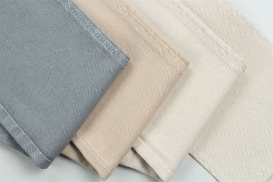 PFD RFD Tecido de denim de alongamento completo para tingir jeans coloridos