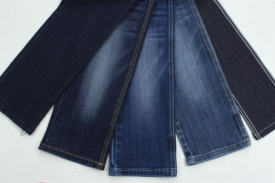 Tecido especial de denim com barra de curvatura pesado para homens jeans algodão poliéster espandêx tecido de denim