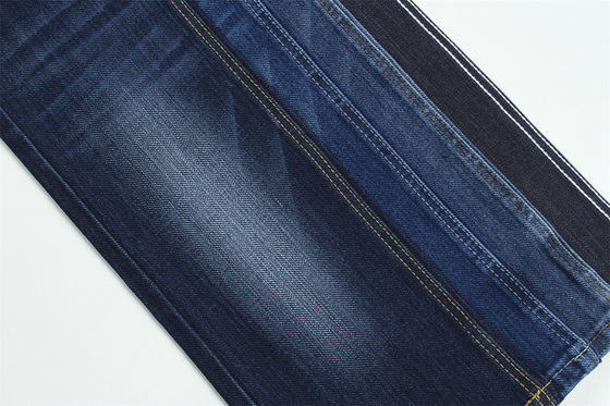 Tecido especial de denim com barra de curvatura pesado para homens jeans algodão poliéster espandêx tecido de denim