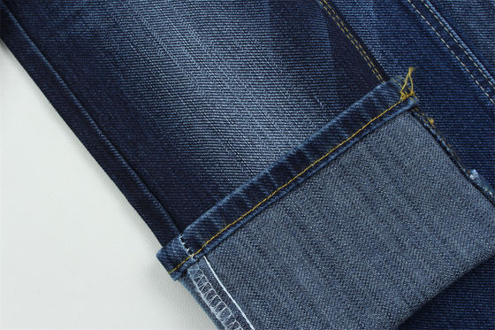 Tecido especial de denim com barra de curvatura pesado para homens jeans algodão poliéster espandêx tecido de denim