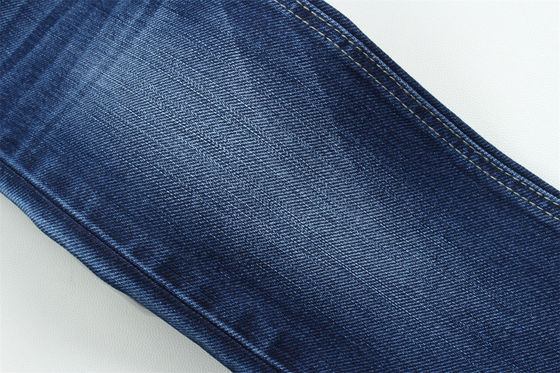 Tecido especial de denim com barra de curvatura pesado para homens jeans algodão poliéster espandêx tecido de denim