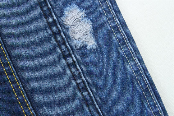 10oz Denim Tecido rígido 100% C Para Brand Style Jeans Boy Friend Style Soft Handfeel Super Color azul escuro