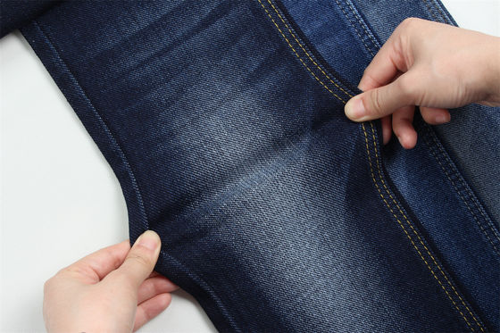 10oz tecido especial de denim com barra de curvatura pesado para homens jeans algodão poliéster spandex denim tecido China fábrica