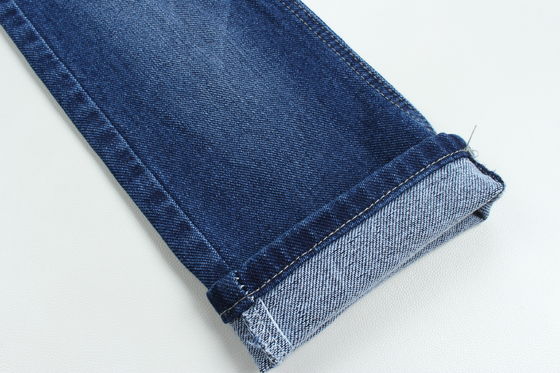 10oz tecido especial de denim com barra de curvatura pesado para homens jeans algodão poliéster spandex denim tecido China fábrica