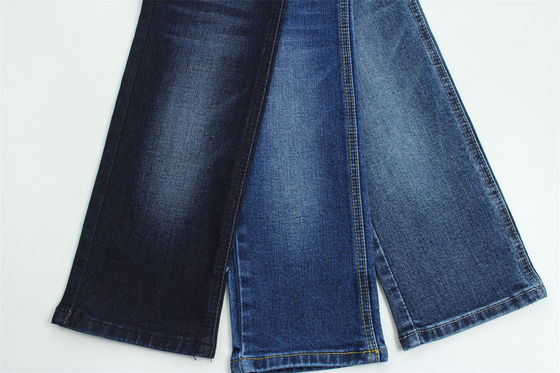 12 oz tecido de denim de baixo alongamento para homens calças de ganga 160cm largura total