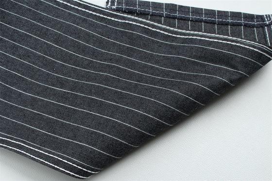 6.5 Onças de Tecido Jeans Denim Listrado 100% Algodão Para Camisas