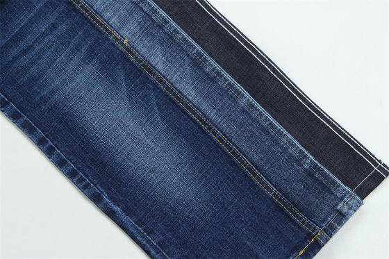Tecido Jeans Cross Slub Stretch Para Jeans Algodão Poliéster Spandex Denim para a América do Sul