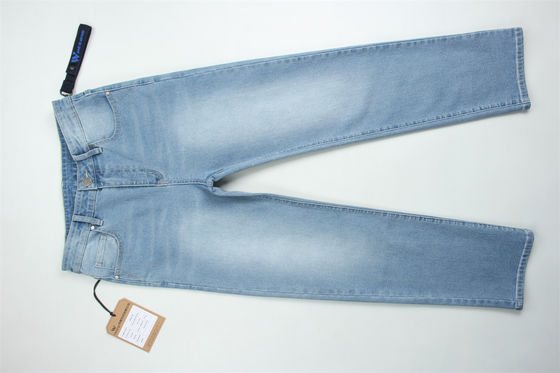 Jacquard Stretch Denim 11 oncez Full Lycra Dobby Denim Tecido Para Jeans