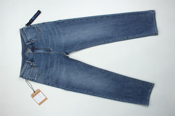 11 onças Jacquard Full Lycra Dobby Denim Tecido Para Jeans
