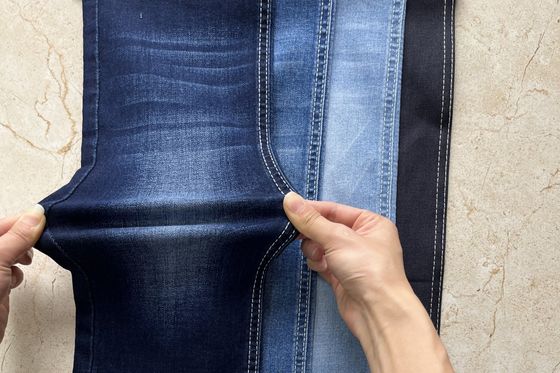 Em estoque 8,7 onças tecido de denim Lycra completo para crianças e mulheres jeans