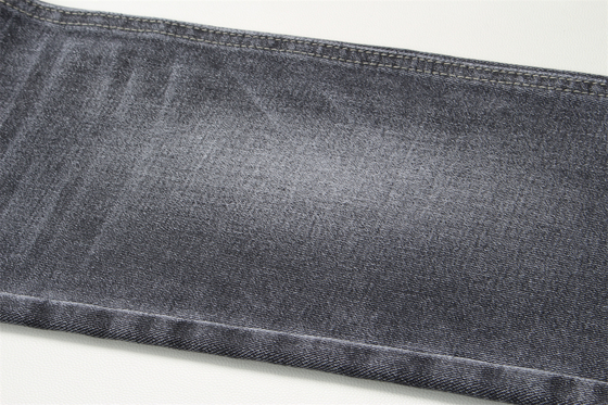 10.5oz Tecido preto denim rígido 100% algodão Preto e preto traseiro para estilo jeans estilo amigo do rapaz suave toque de mão mulheres