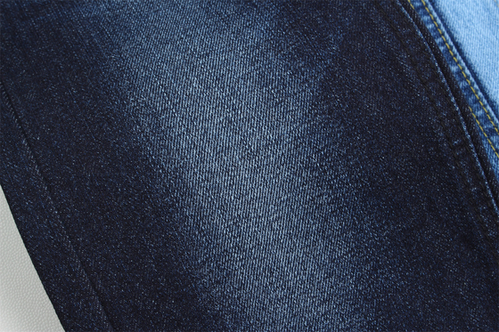 Tecido Denim 100% Algodão de 12,5oz para Jeans, 424gsm, Azul Escuro