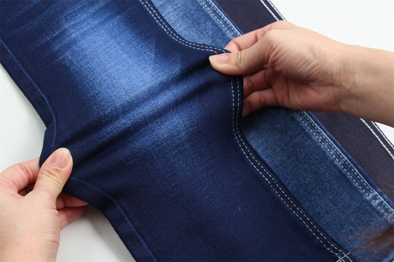 11.5 Oz Super Stretch Satin Denim Tecido para mulheres jeans