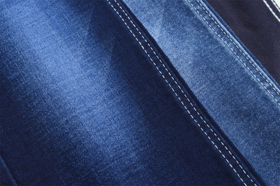 11.5 Oz Super Stretch Satin Denim Tecido para mulheres jeans