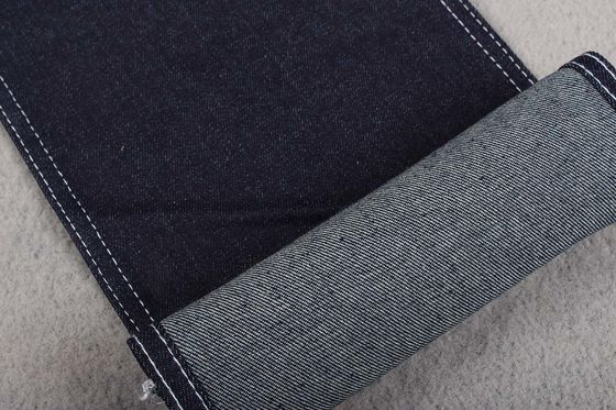100% Cotton Denim Fabric with 3/1 Right Hand Twill and 10 X 10 Construction for Jeans in 58/60" Width