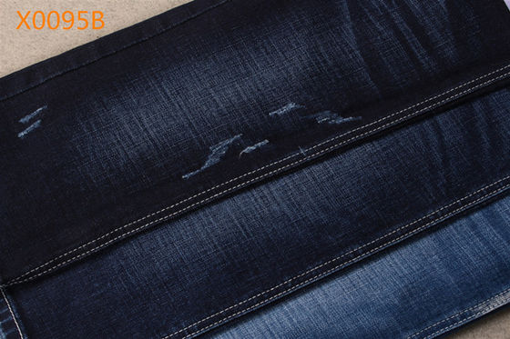 os lados 11oz dois Slub 21,6% a tela da sarja de Nimes do Spandex do algodão de rayon 74% do poliéster 2,4%