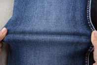 As calças de brim polis da tela da sarja de Nimes do Spandex do algodão de 9,5 onças 75% Ctn 21% esticam o material
