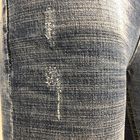 tela da sarja de Nimes da hachura do estiramento do Slub da sarja do Spandex do algodão 1% de 12.6oz 99% para o homem das calças de brim