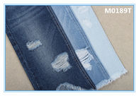De índigo 100 do algodão do azul 11 da sarja de Nimes da tela onças escuras do estilo Jean Material preto do noivo
