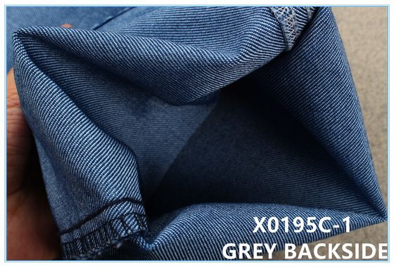 Tecidos de algodão poliéster denim para jeans