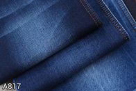 9 tela da sarja de Nimes do poliéster 2% Lycra do algodão 21% da onça 75% para calças de brim das mulheres dos homens