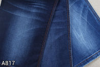 9 tela da sarja de Nimes do poliéster 2% Lycra do algodão 21% da onça 75% para calças de brim das mulheres dos homens