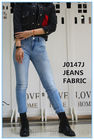 Tecido jeans 339gsm 2% de alta elasticidade com bainha azul escuro 160 cm de largura total