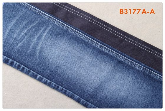 Tela stonewashed Spandex da sarja de Nimes do algodão 25% de 73% para a saia das calças de brim