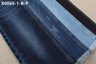 8A 8S 16S 70D material elástico de 11 calças de brim da sarja do assistente de Peached da onça