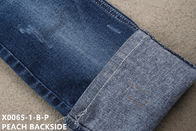 11oz 98 tela material tecida Spandex da sarja da sarja de Nimes das calças de brim elásticos do homem do algodão 2