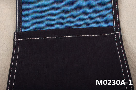 Tela azul pesada da sarja de Nimes da maquineta do fio de trama de 12 onças para calças de brim do homem