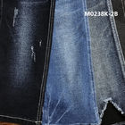 10,5 SPX poli de Ctn 40 pretos da tela 58 da sarja de Nimes do poliéster do algodão da parte traseira das calças de brim da onça 2