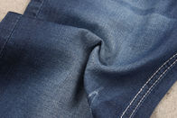 Material da camisa da sarja de Nimes da tela da sarja de Nimes do algodão do azul de índigo 4.5oz da mão macia 100