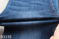 tela da sarja de Nimes do Spandex do algodão do Slub da urdidura do SPX de 9.5oz 72% CTN 2% para mulheres das calças de brim