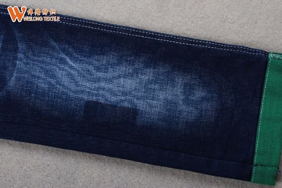 tela da sarja de Nimes do Spandex do poliéster do algodão 11oz